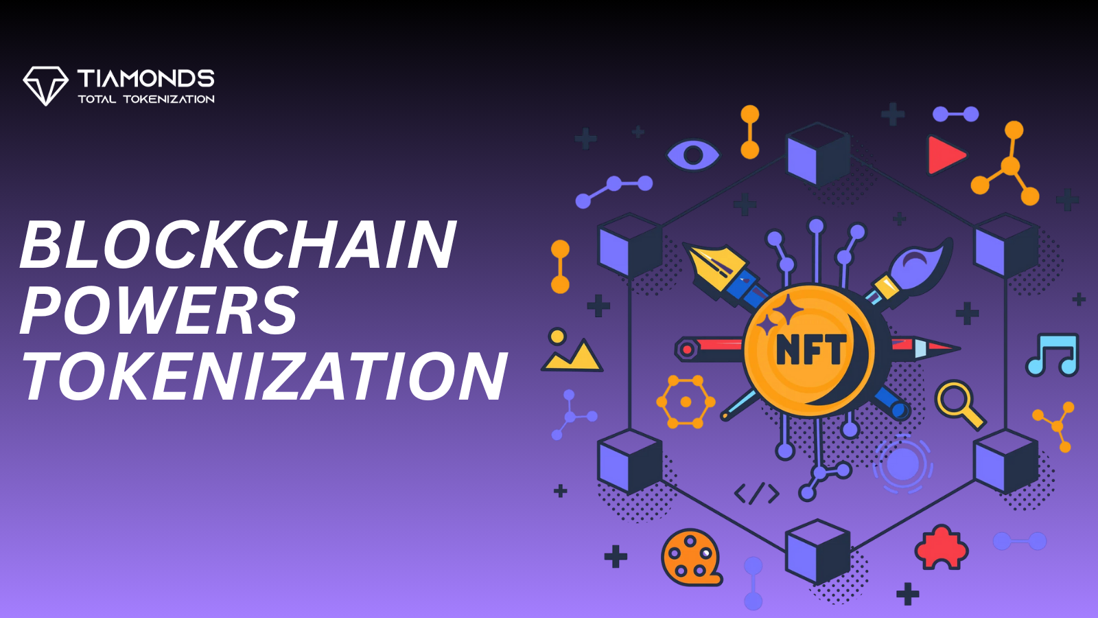 Blockchain technology enabling tokenization of real-world assets like diamonds, gold, and real estate into digital assets on Ethereum and Cardano